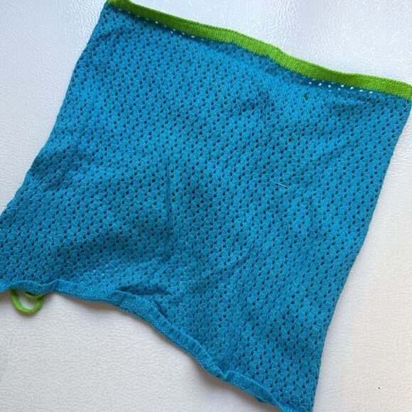 Superdown Blue and Green Knit Tube Top - Size Medium - BRAND NEW - Picture 7 of 7